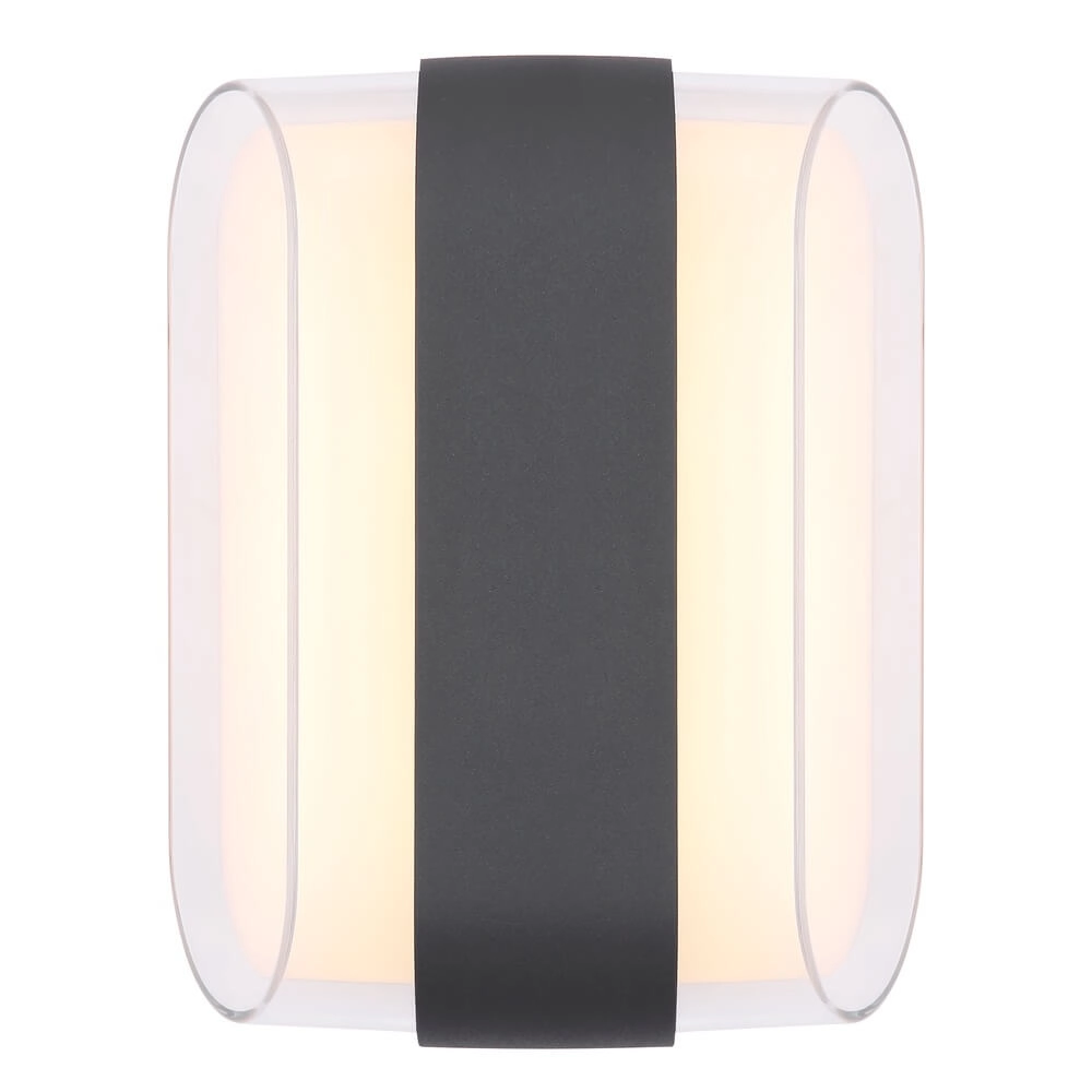 Design wall lamp Plixon anthracite oval Globo 9007371452439