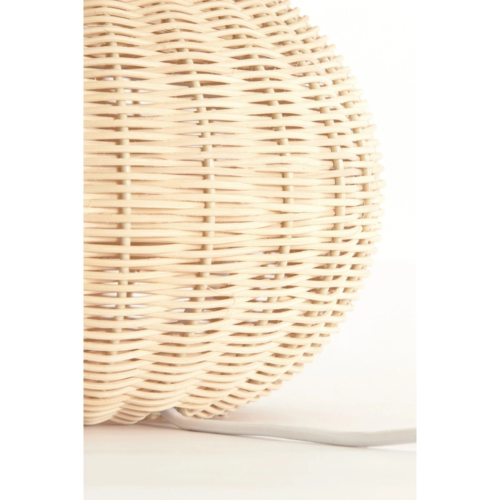 Rattan table lamp Mavon Ø 27,5cm - natural rattan Light & Living 8717807820527