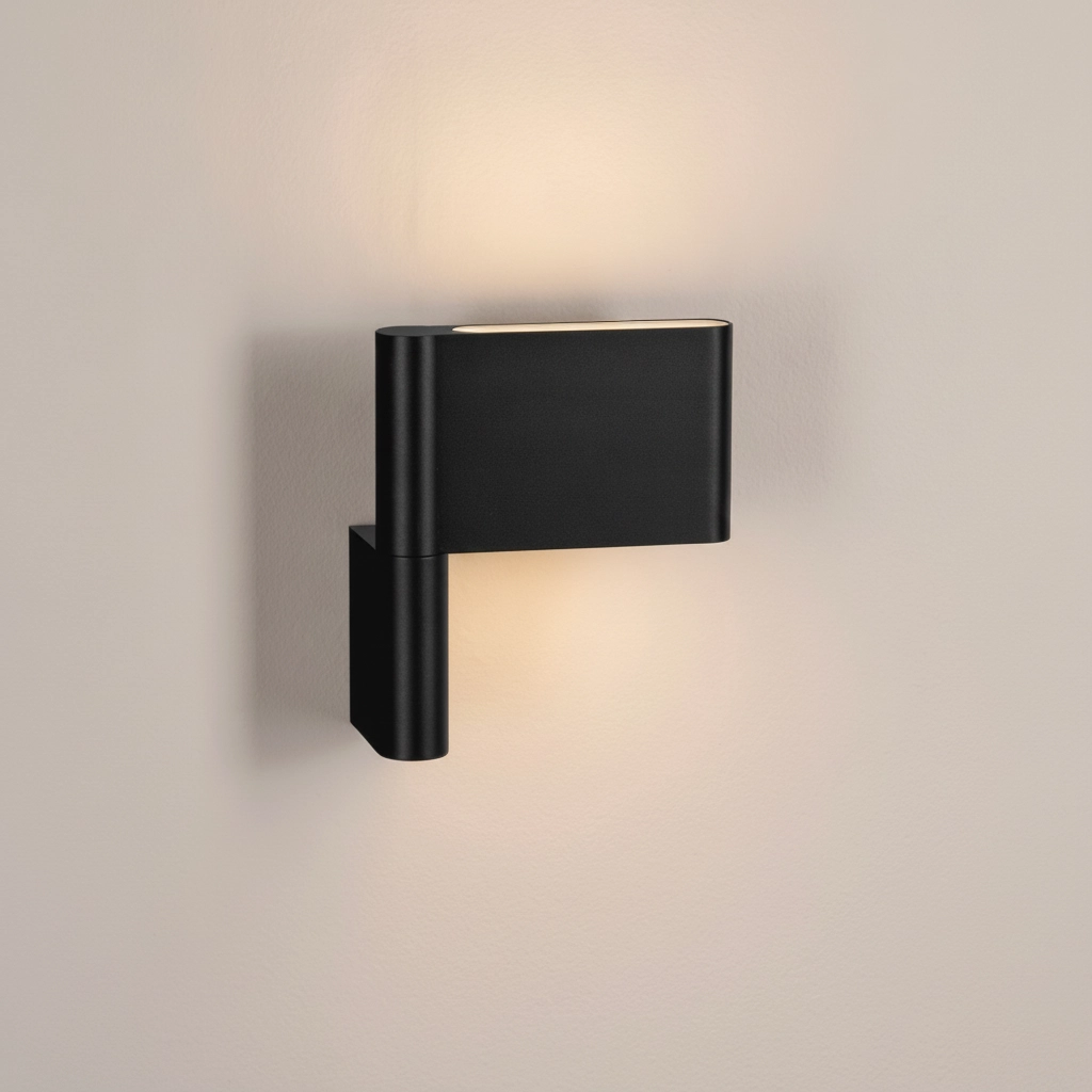 Wall lamp Flusso black