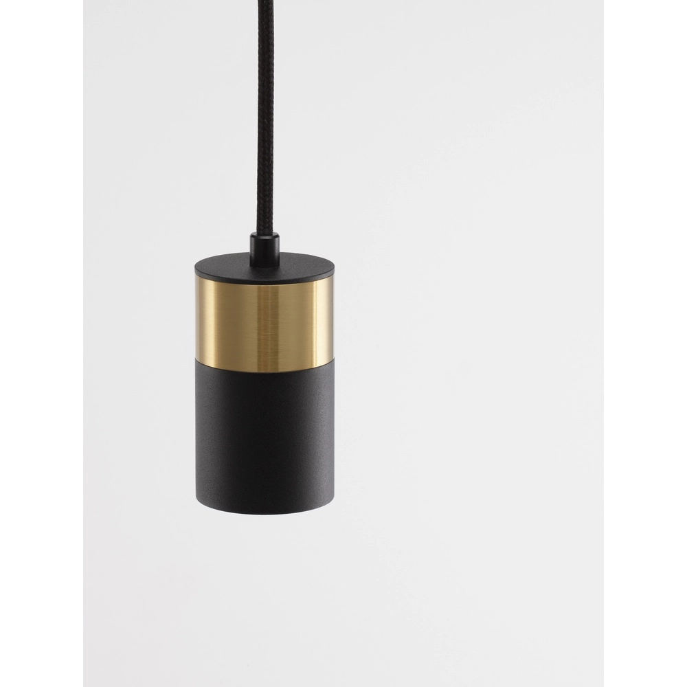 Pendant lamp Pongo S single 9.5cm gold with black Lyora 5212017430335