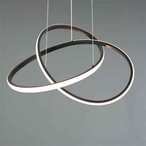 Design pendant lamp Mansa Black Trio 4017807682144