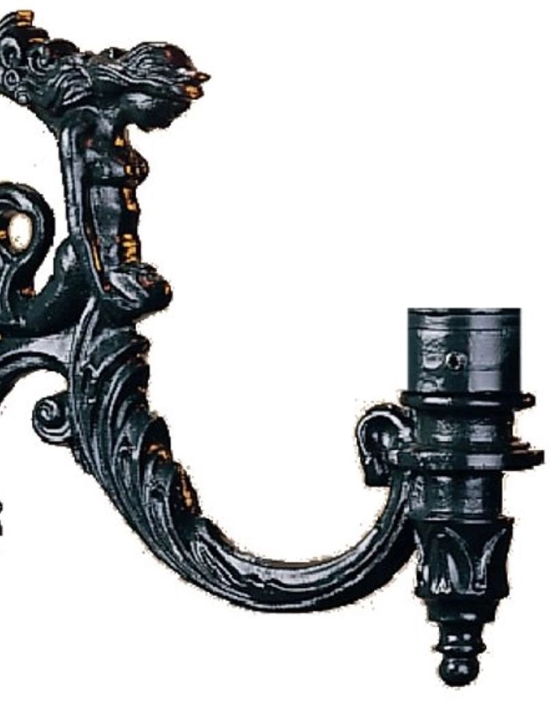 Nostalgic wall support Diana black KS Verlichting 8714732570947