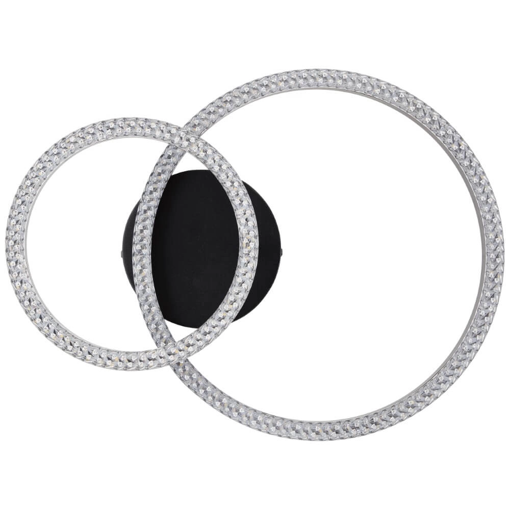 Black ceiling lamp Aurelia 2500lm Brilliant 4004353442124