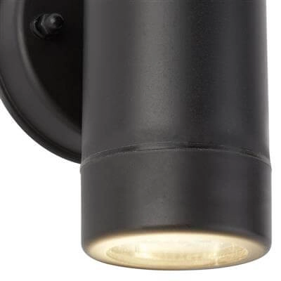 Plastic wall spotlight Coastal Downlight black Searchlight 5053423092621
