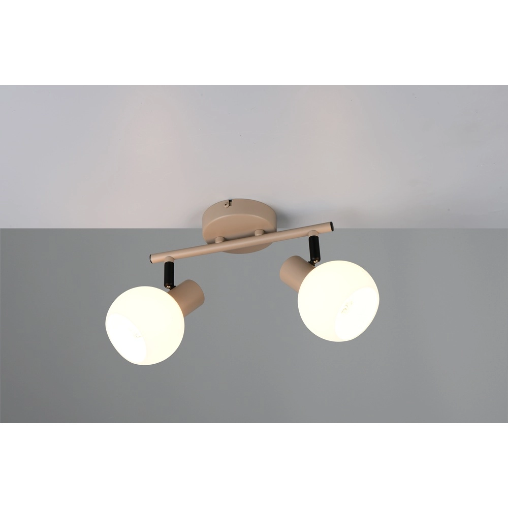 Ceiling lamp Boba 2-light beige Trio 4017807654615