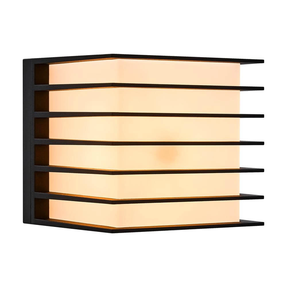 Wall Lamp Fluctus black square