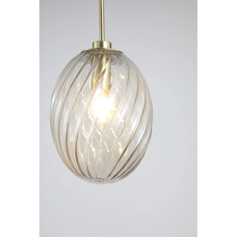 Pendant lamp Whirl champagne glass Searchlight 5053423299518