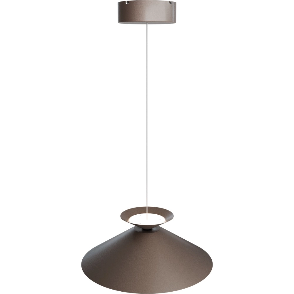 Pendant lamp Ceppo cocoa brown Ø 45cm with uplight Masterlight 8718121389646