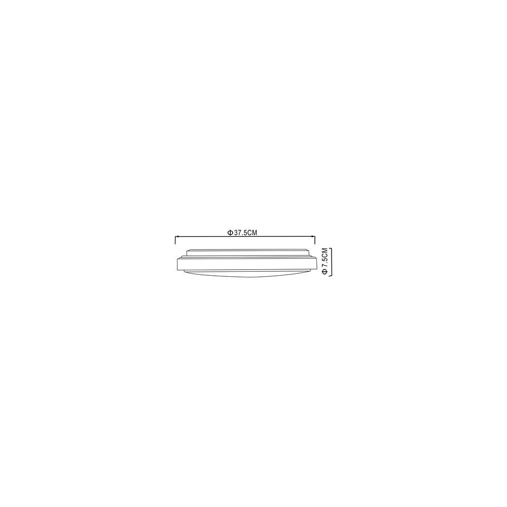 Design ceiling light Kalle Ø 37.5cm white Globo 9007371385782