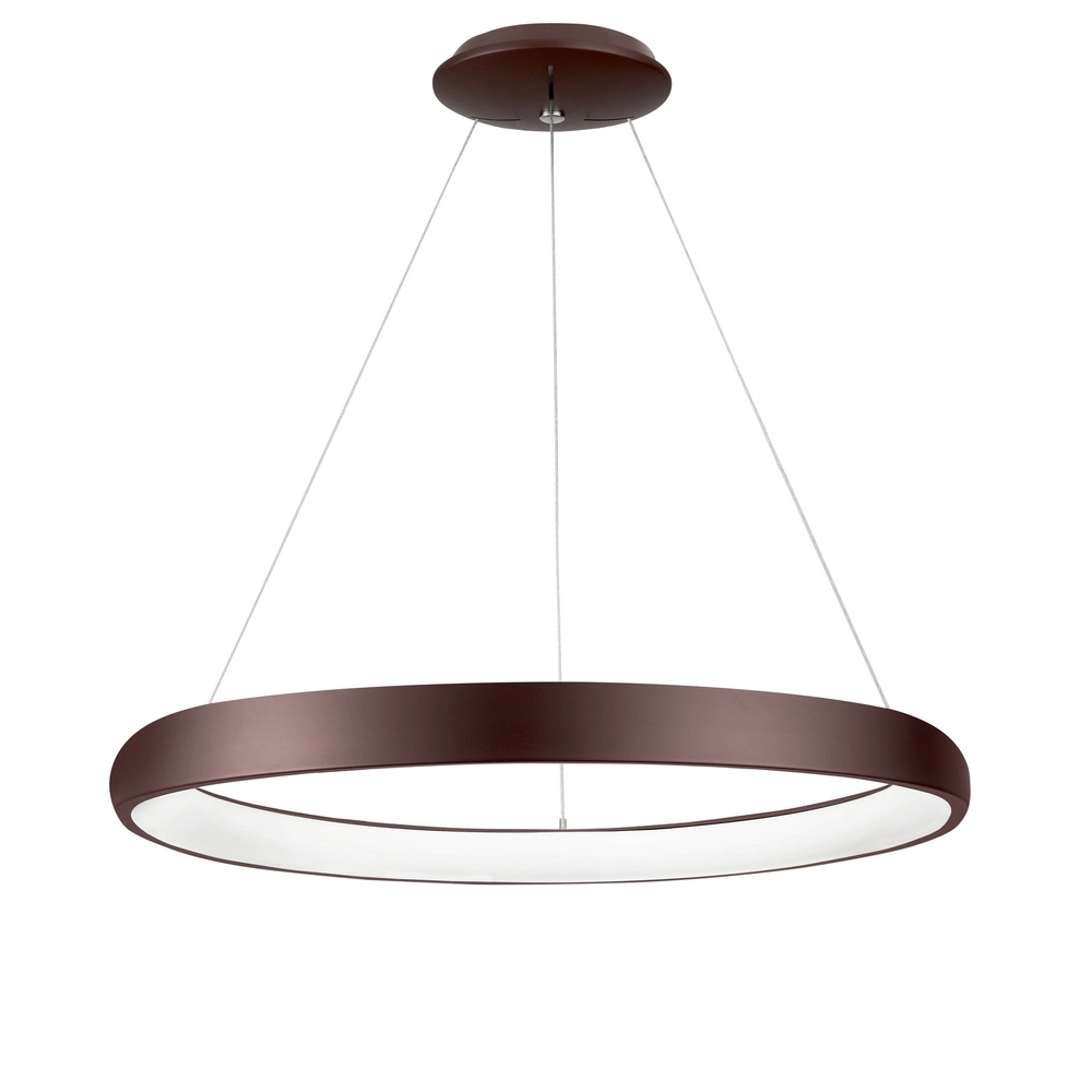 Design pendant lamp Albi coffee brown Ø 81cm Lyora 5212017414892