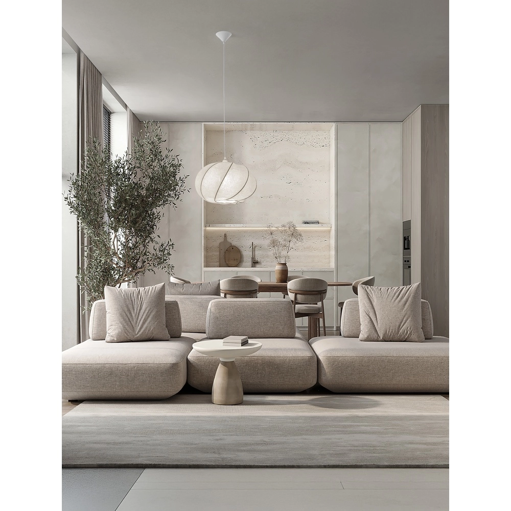 Pendant lamp Bora white Ø 45cm Lyora 5212017477453