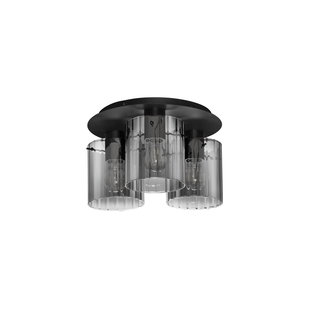 Design ceiling lamp Mirbi 3-light black Lyora 5212017468451
