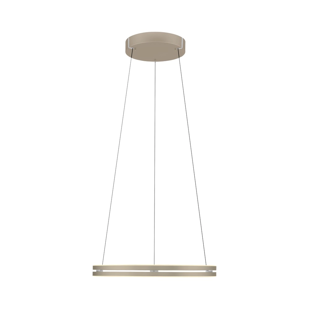 Office pendant lamp Pure E-Loop bronce - Ø 70cm Paul Neuhaus 4012248398364