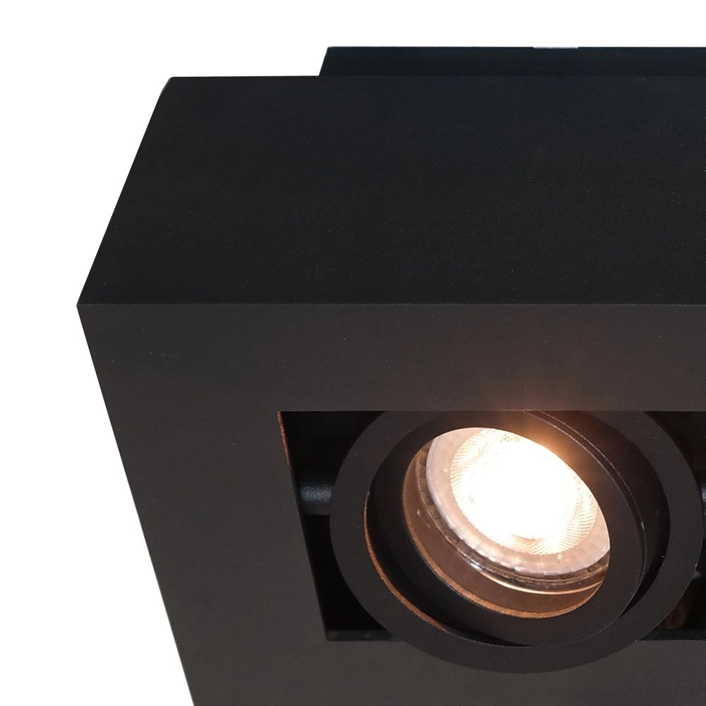 Black ceiling spotlight Bosco Artdelight 8719831736386