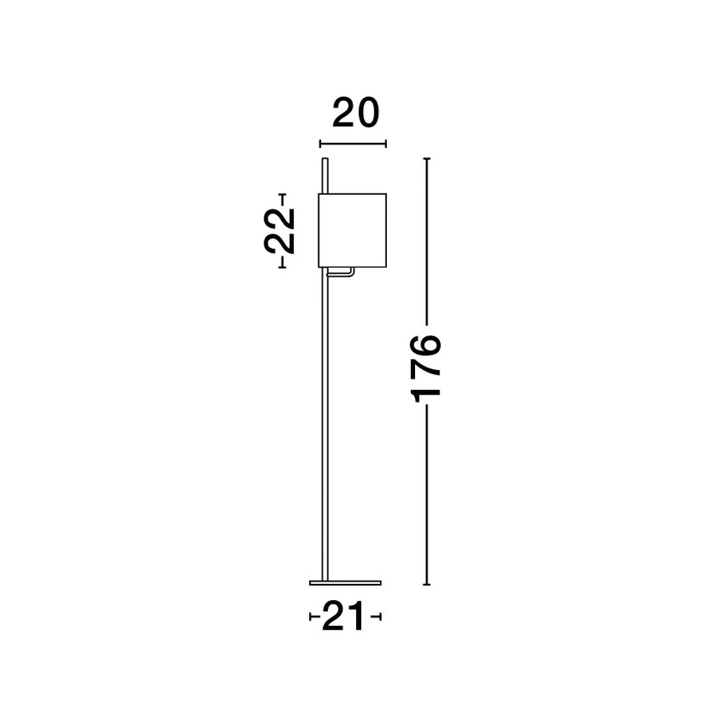 Floor lamp Yama black Lyora 5212017423627