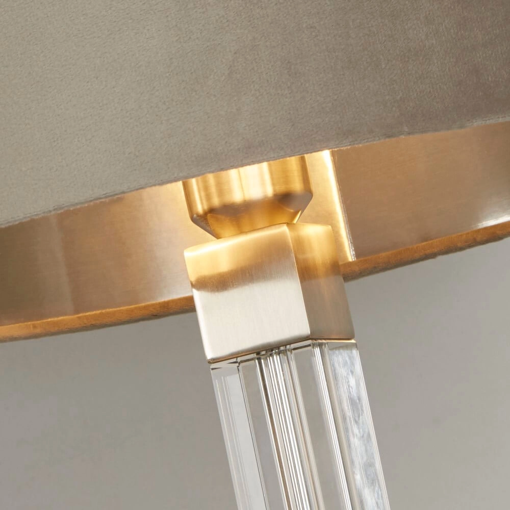Design table lamp Scarborough Gold with bronze cap Searchlight 5053423257099