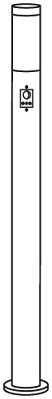 Floor scare lamp Helsinki 110cm with motion sensor Eglo 9002759832810