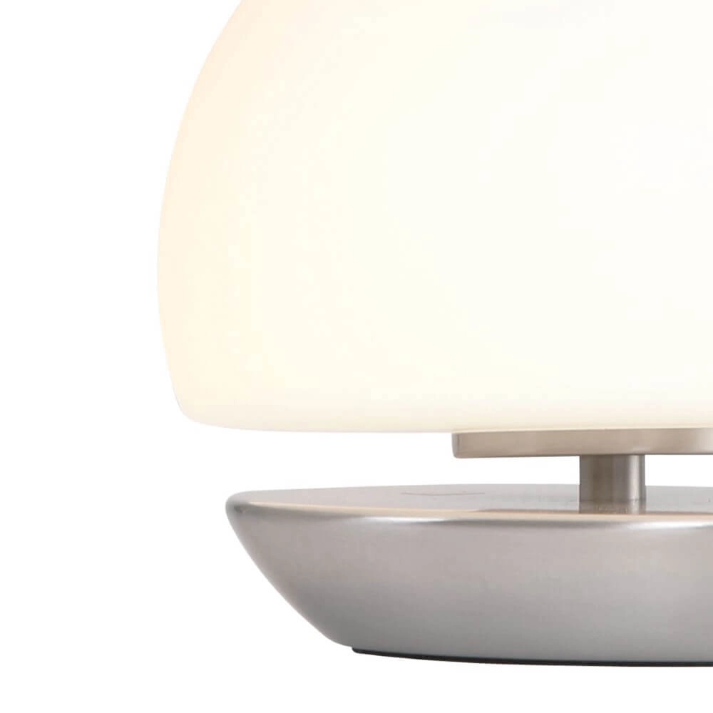 Table lamp Ancilla 17cm metallic gray Steinhauer 8712746114331