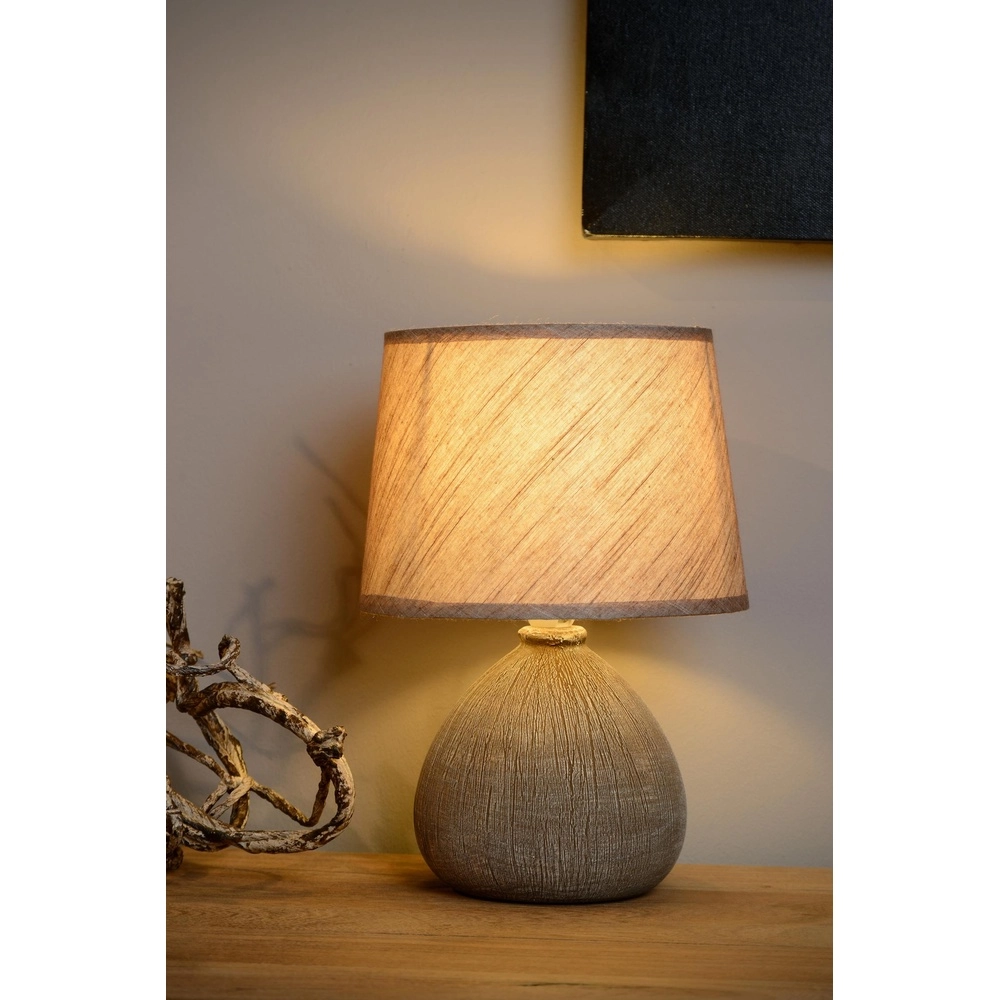 Table lamp Ramzi Brown Lucide 5411212470188