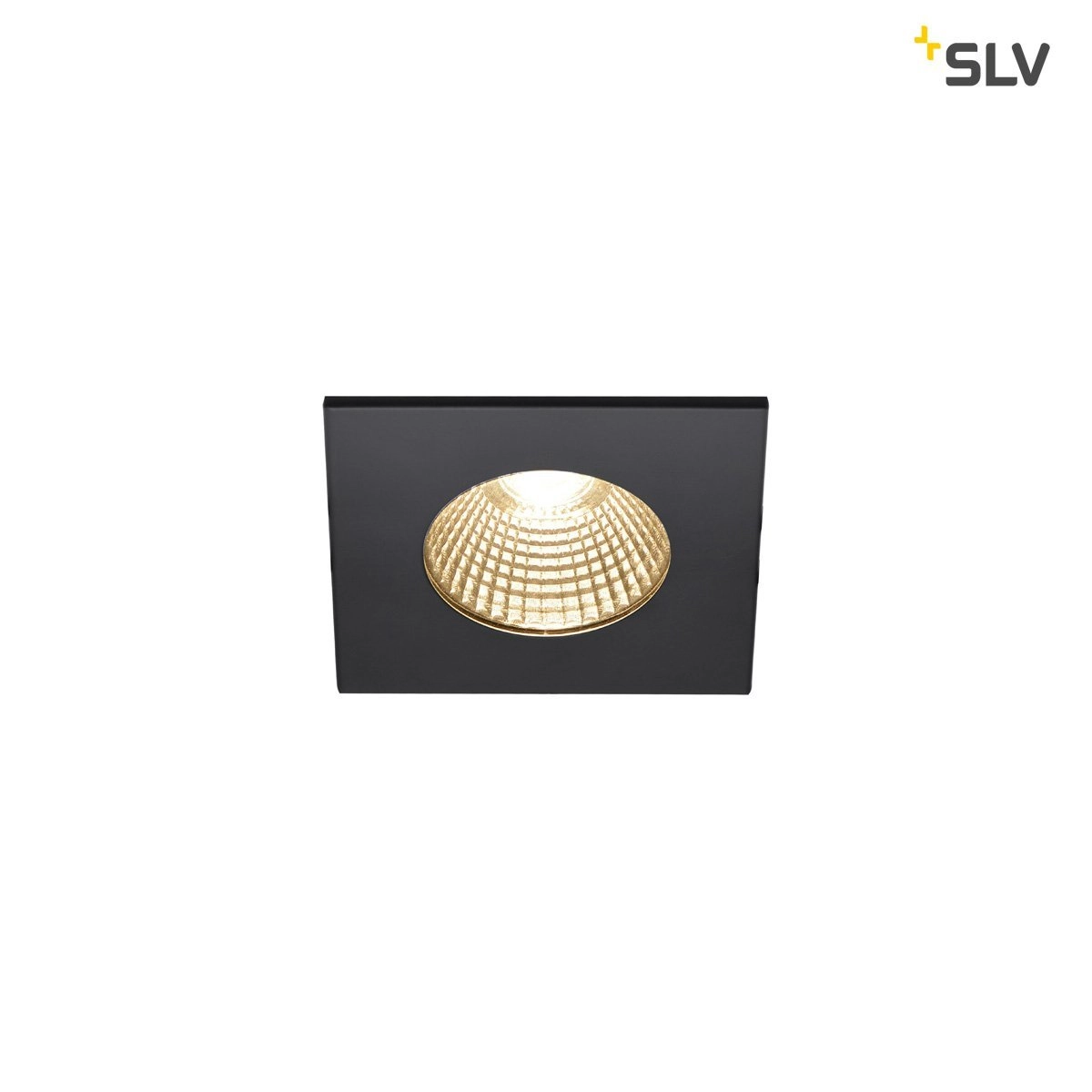 Square recessed spotlight Patta 8cm - 7.3w - 1800-3000K black