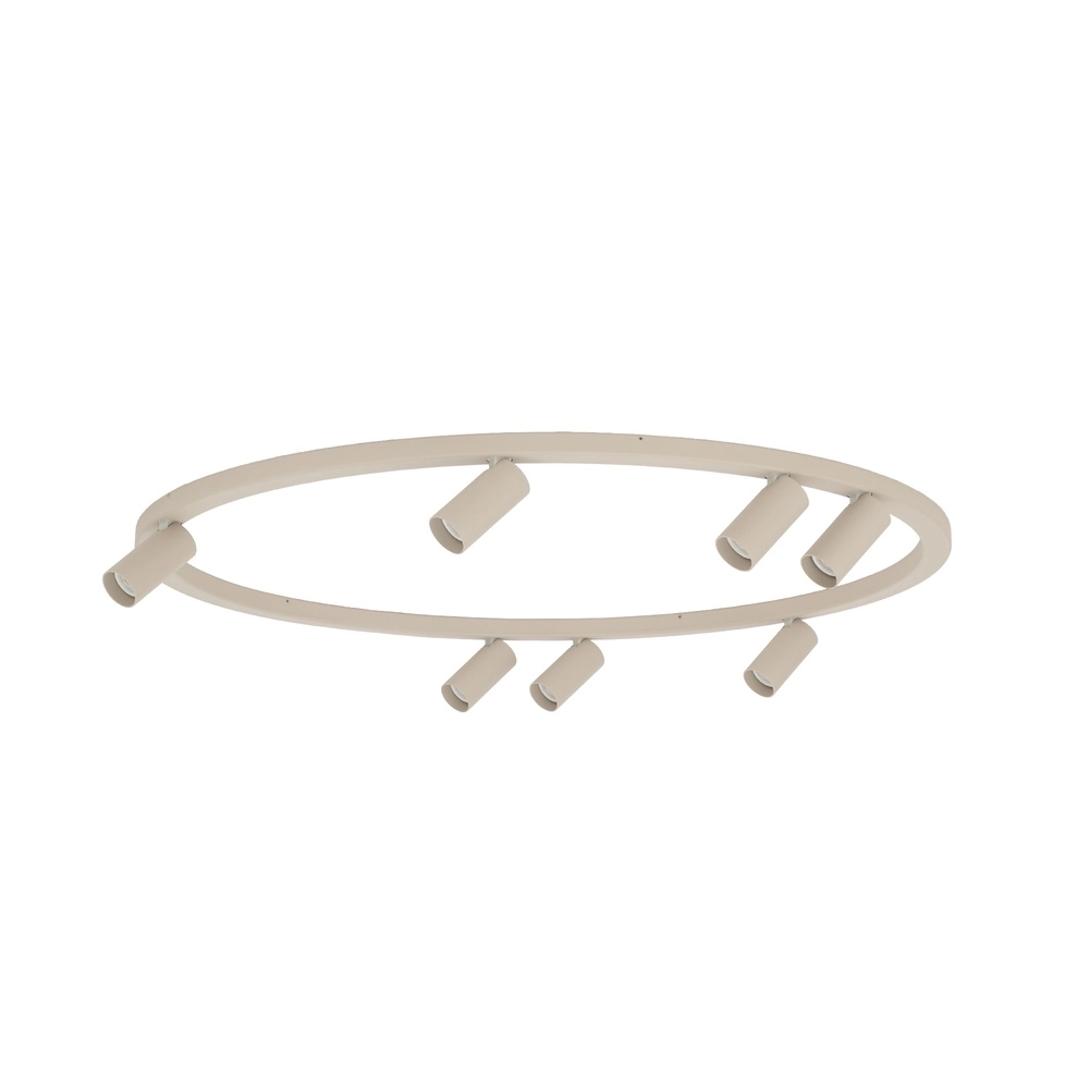 Circle surface-mounted spotlights Fourty 7x GU10 - beige Lyora 5903139119481