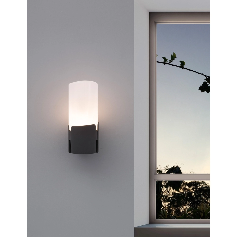 Sleek wall lamp Pyro grey