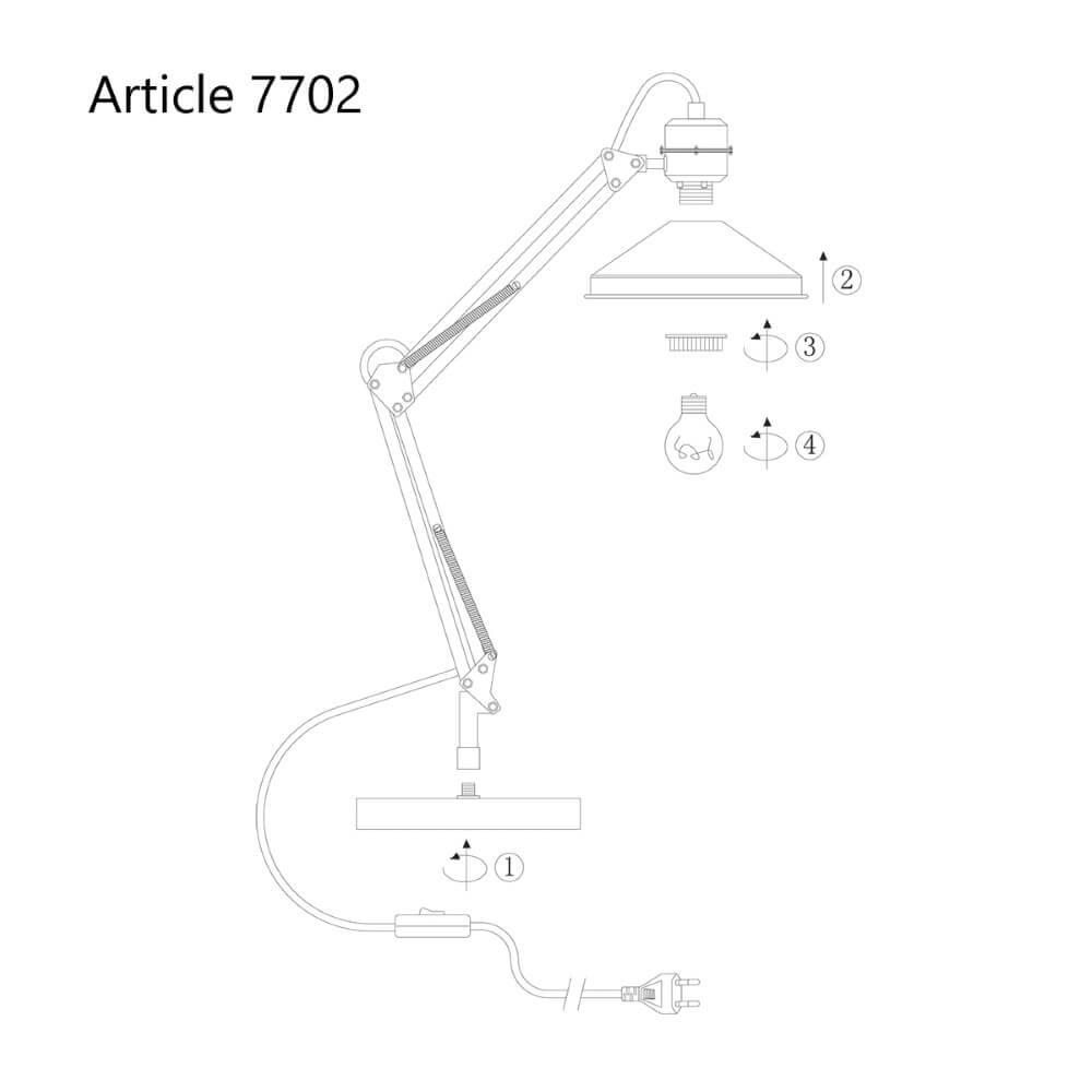 Table lamp Zappa Steinhauer 8712746102871