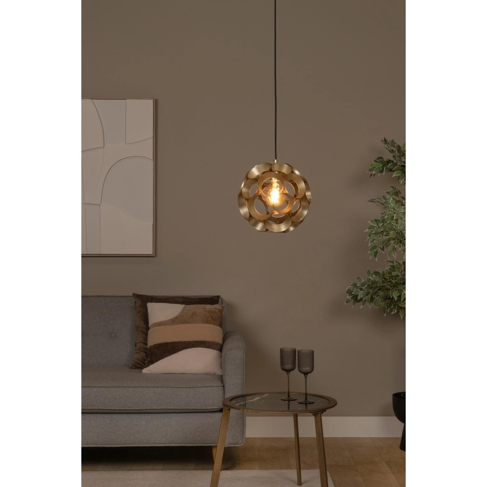 Unique pendant lamp Hannelore Ø 30cm gold Lucide 5411212106216