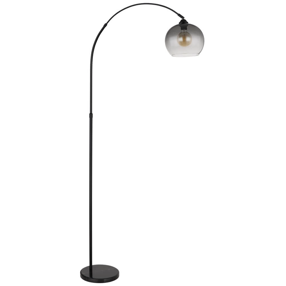 Black arc lamp Newcastle Bulb Smoke Glass Globo 9007371454228