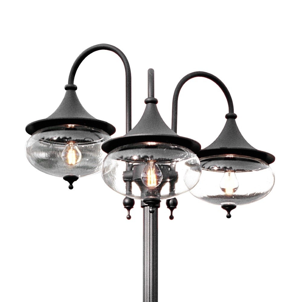 Lantern lamp Libra 3-light black KonstSmide 7318306217507