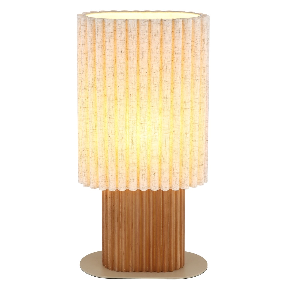 Unique table lamp Jannie brown oval Globo 9007371589906
