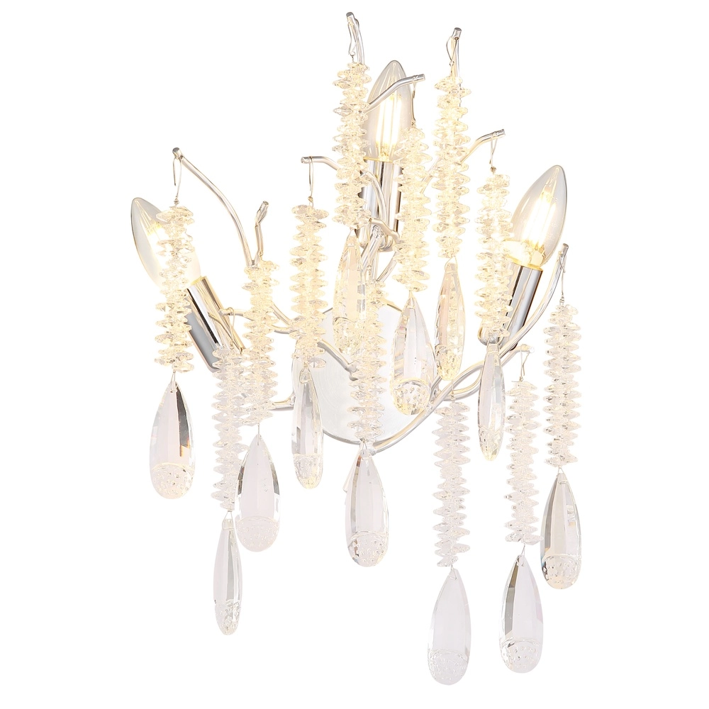 Wall lamp Kinga silver grey Globo 9007371573004