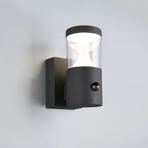 Wall lamp Tagus anthracite with sensor Trio 4017807686821