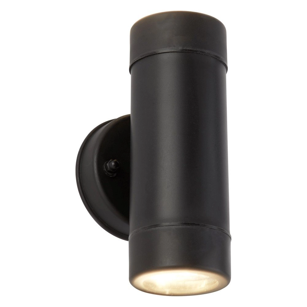 Plastic wall spotlight Coastal Up - Down 2-light black
