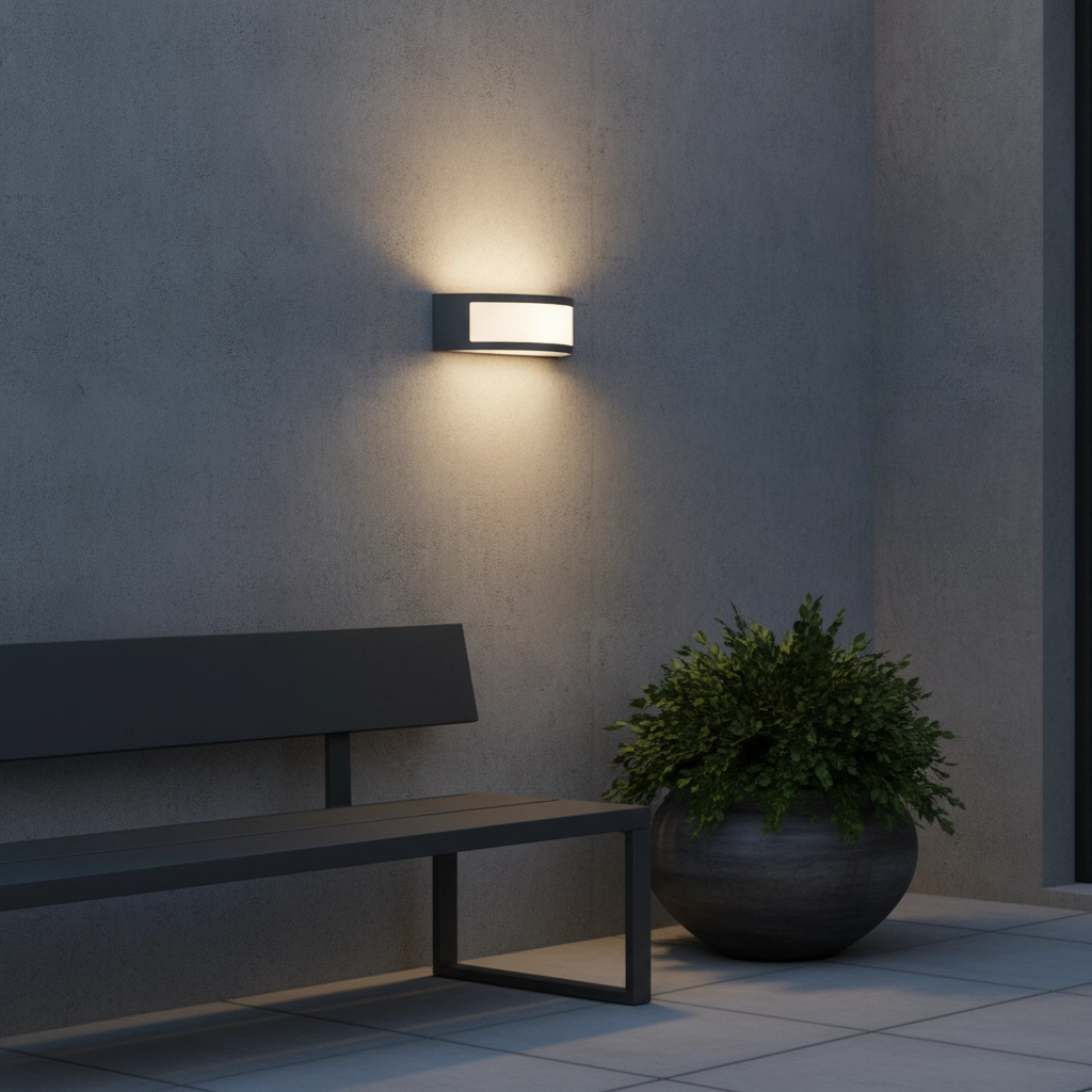 Design wall lamp Zenith grey