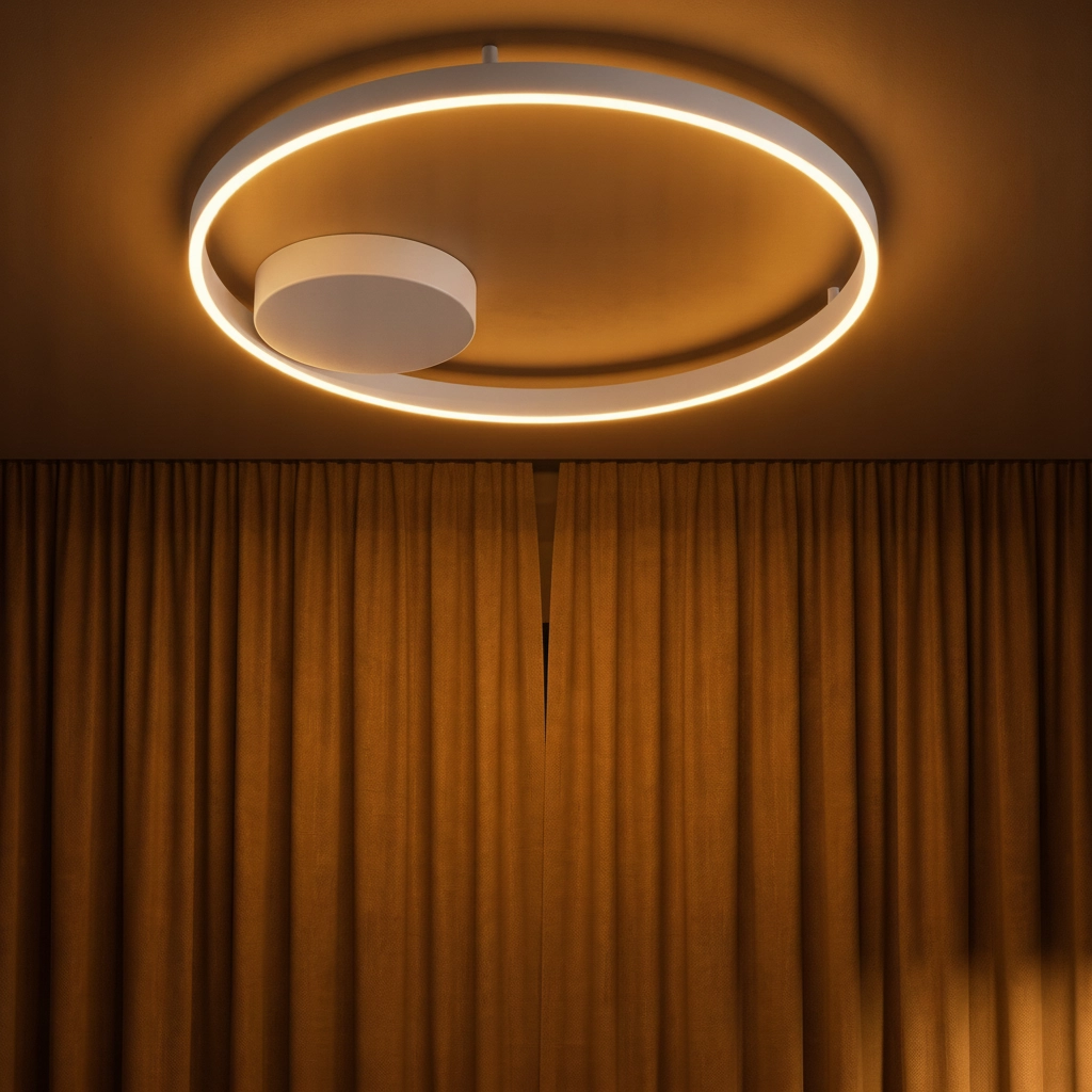 Ceiling lamp Hedra round Ø 60cm white
