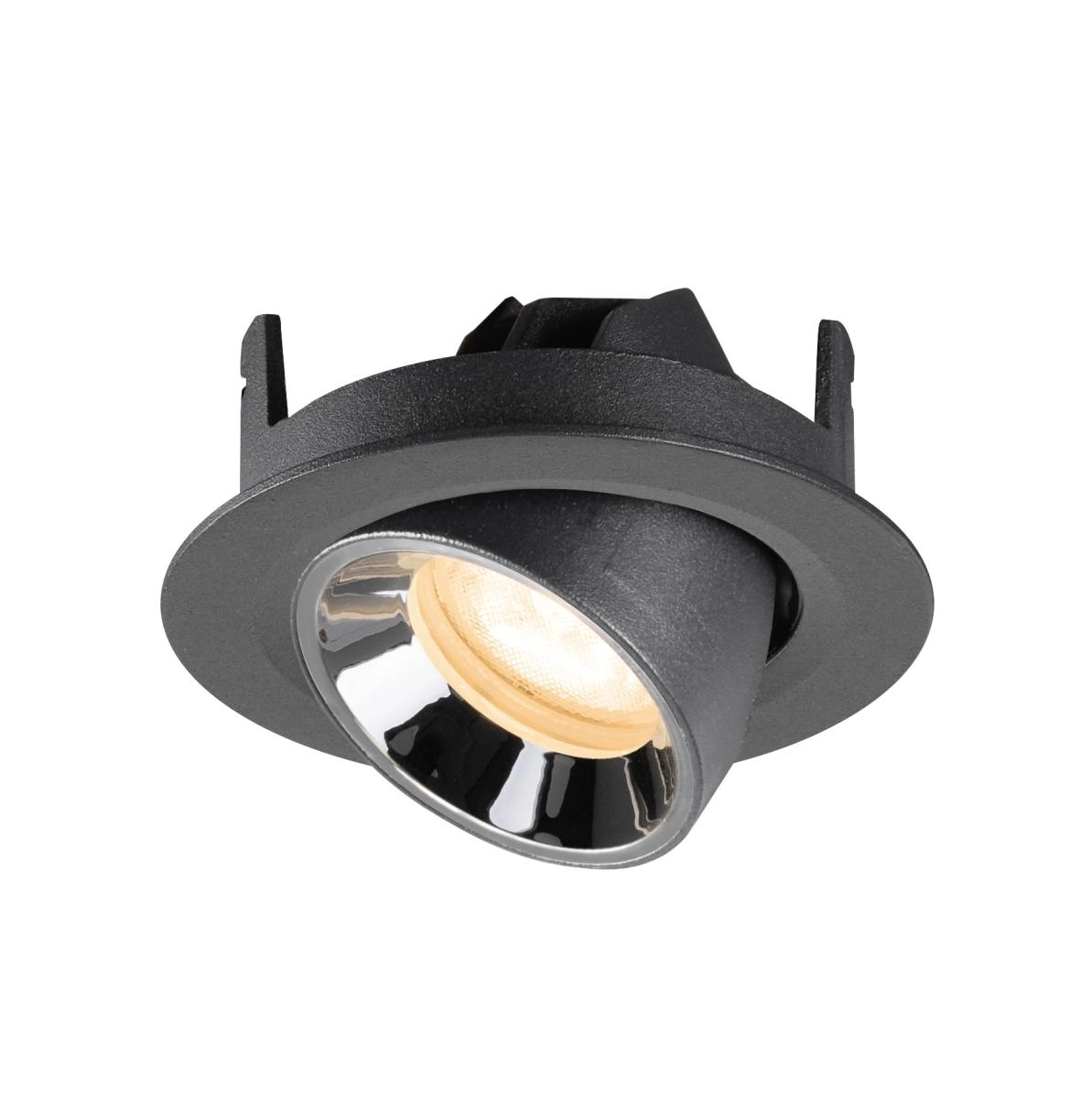 Recessed spotlight Numinos Gimble XS black/chrome 2700K - 55deg SLV 4024163307208