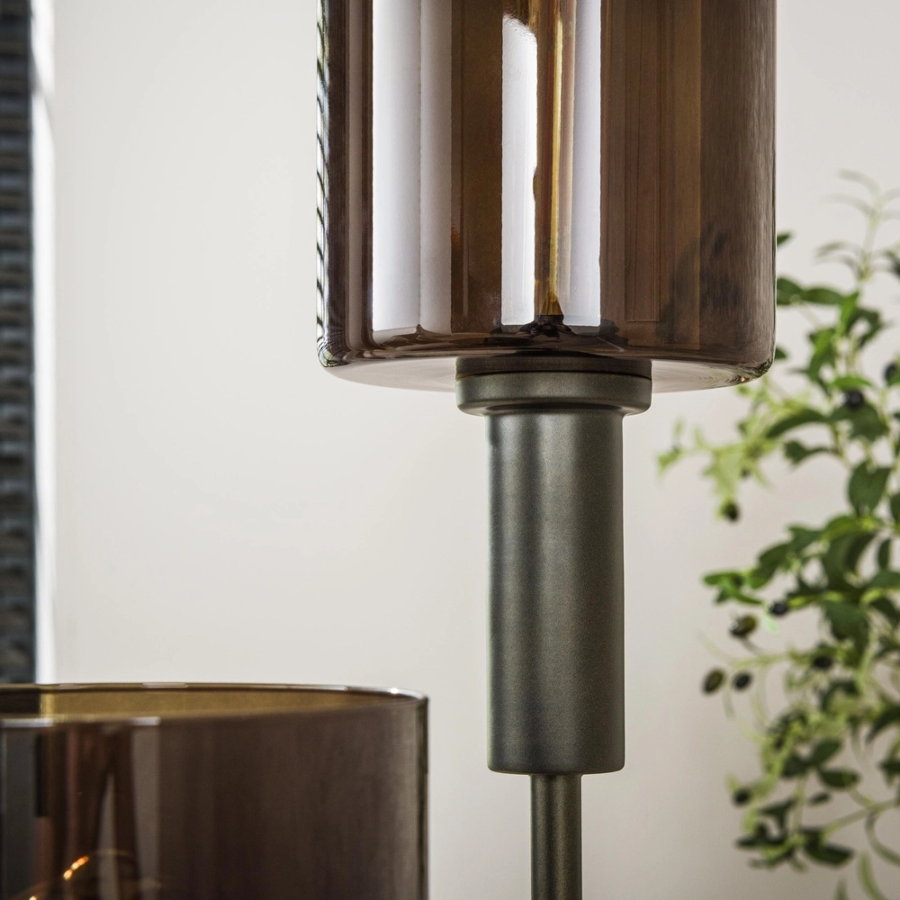 Floor lamp Sepiora Sienna brown - dark glass Lyora 8716803513440
