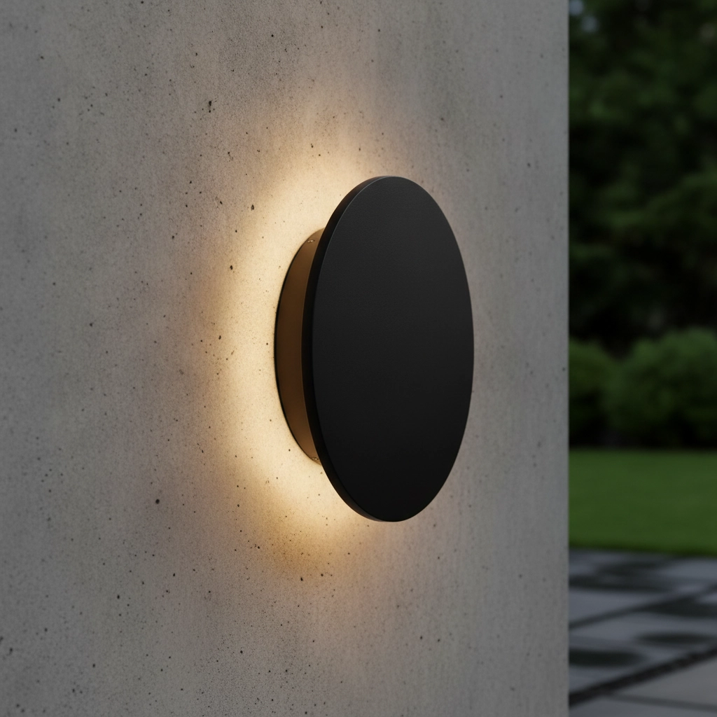 Round wall lamp Copper black Ø 24cm