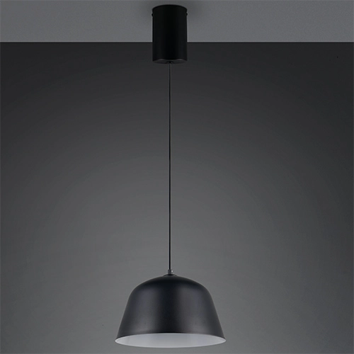 Design pendant lamp Tova Black Trio 4017807682304