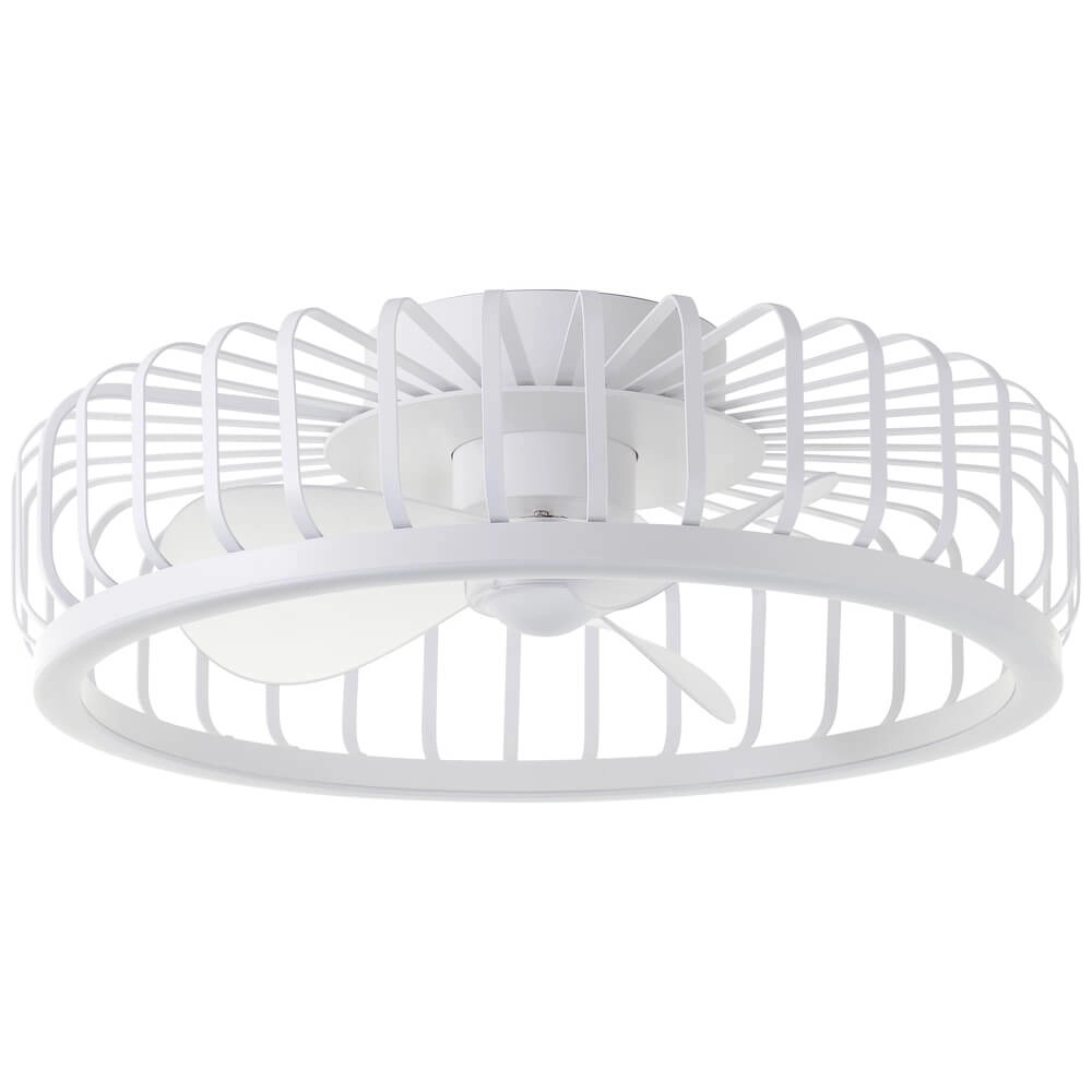 Wire lamp ceiling fan Capo white Brilliant 4004353453427