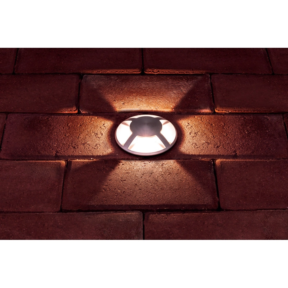 Driveway lighting Laken Stainless Steel - 4-sided - Led