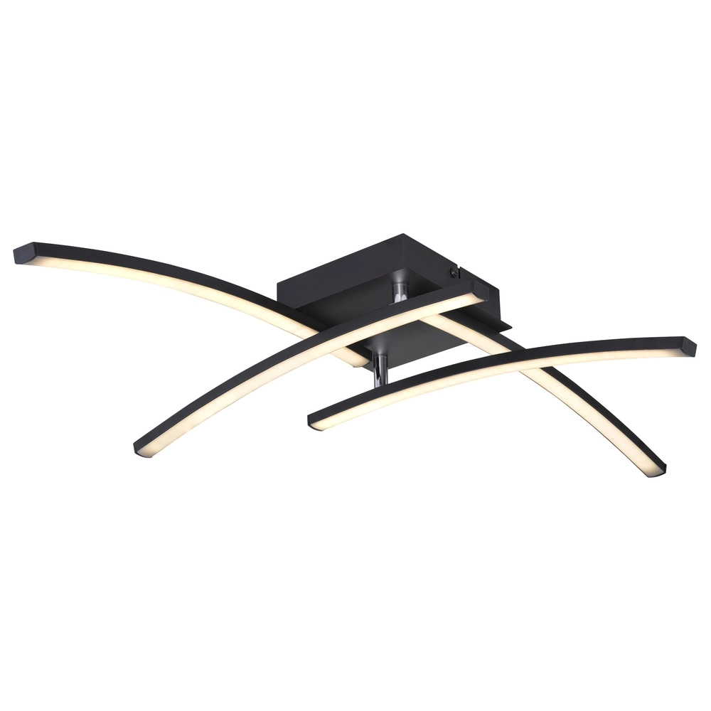 Black ceiling lamp Tansy I Design black Globo 9007371404605