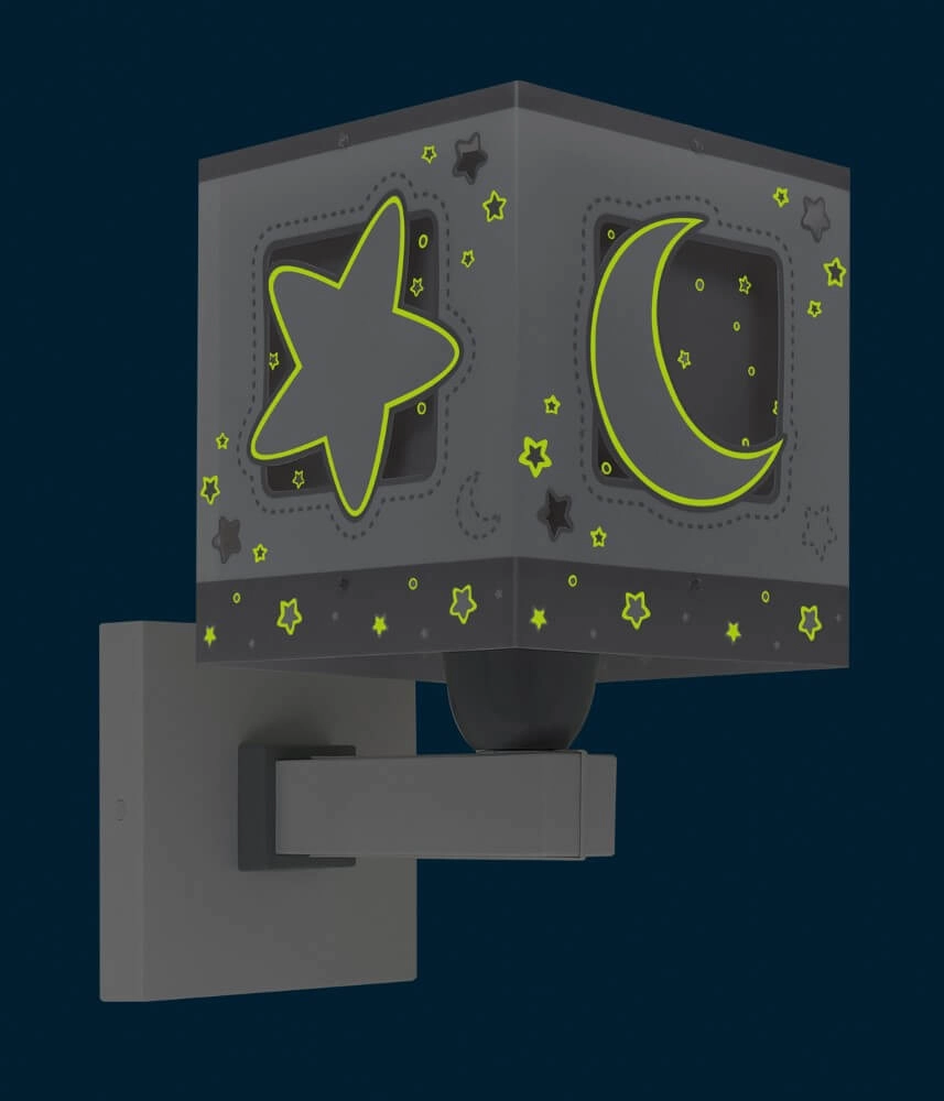 Gray wall lamp Moonlight for children's room Dalber 8420406632391