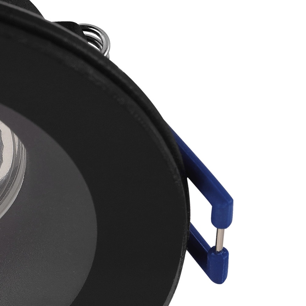 Bathroom recessed spotlight Salabate black Eglo 9002759994938