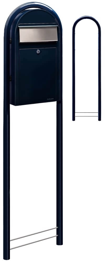 Mailbox Grande S 5004 i Black blue Bobi 6417237037299