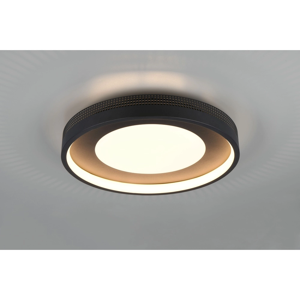 Modern ceiling lamp Solea black Trio 4017807660951