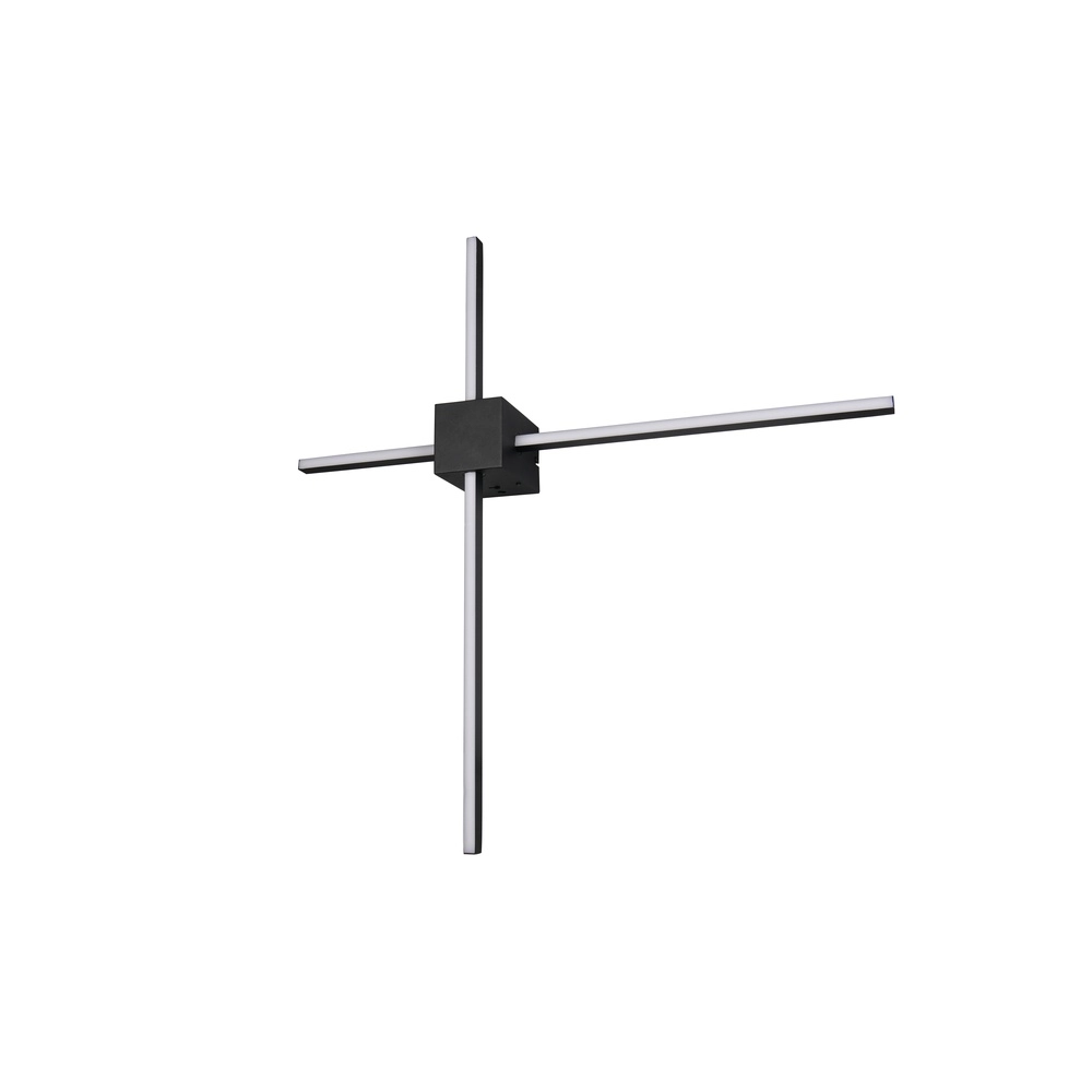 Modern wall lamp Cassino black 67.5cm Trio 4017807683202