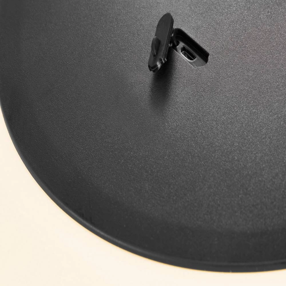 Table lamp Kettle To-Go rechargeable white with black Ø 36cm Nordlux 5701581496088