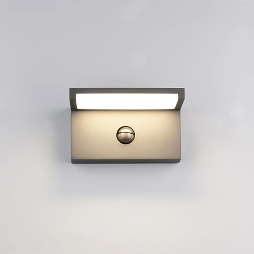 Modern wall lamp Ravi anthracite with sensor Trio 4017807686890